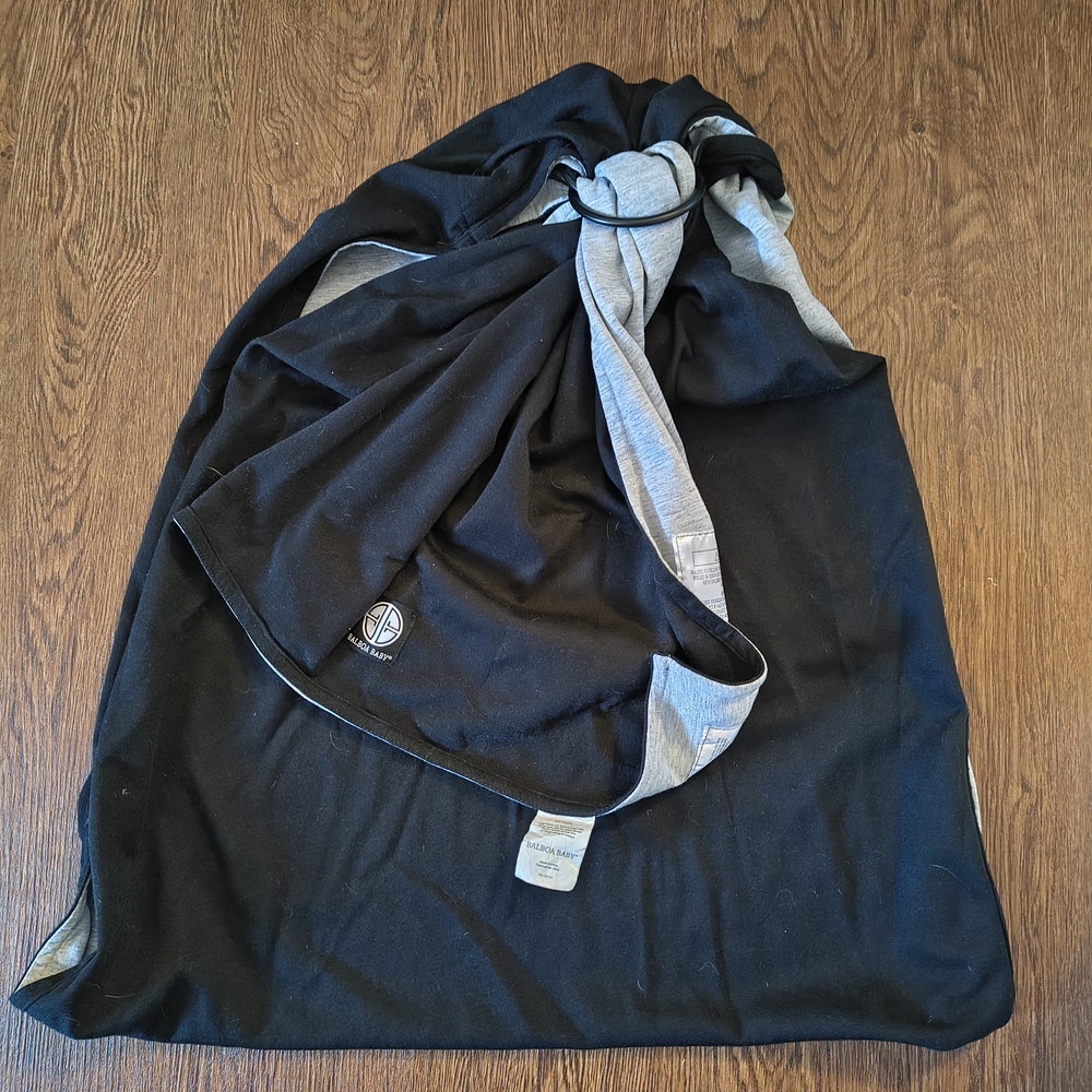 Black and Gray Hooded Sweatshirt